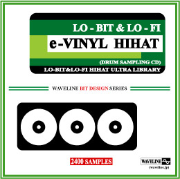 hTvOCD/e-VINYL HIHAT Drum Sampling CD