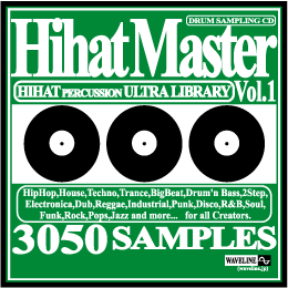 hTvOCD/Hihat Master Vol.1 Drum Sampling CD